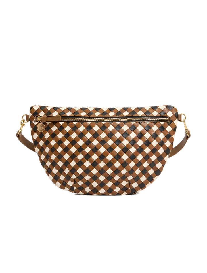 grande fanny in woven oat multi