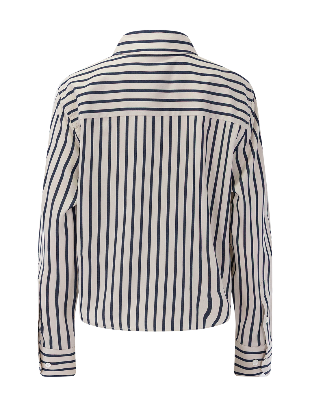 essie cropped shirt in maritime stripe