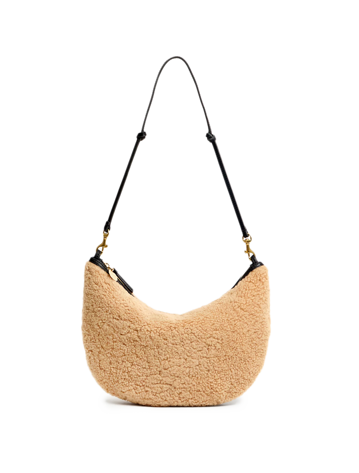 lune shearling in cafe au lait