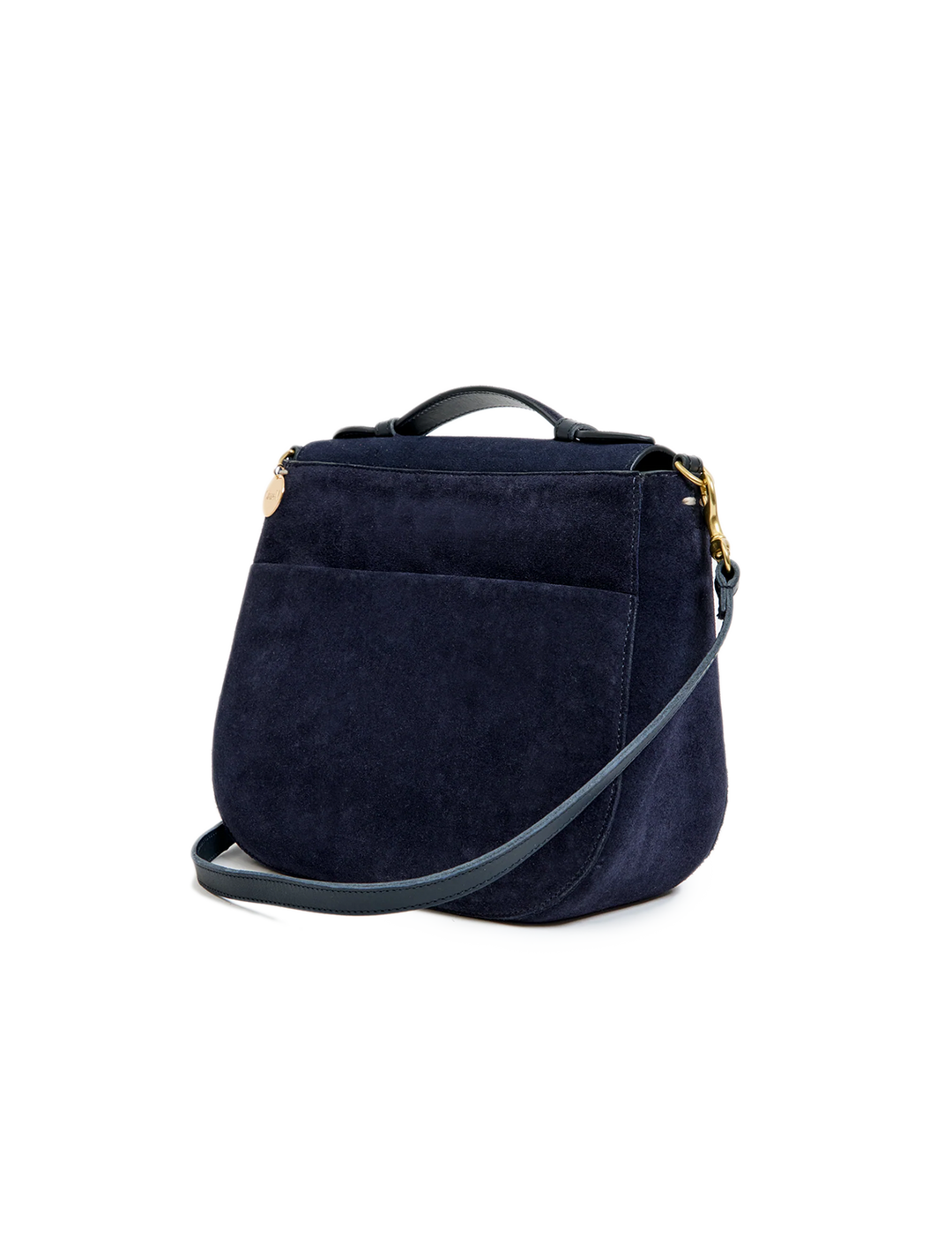 turnlock louis in navy suede (2)