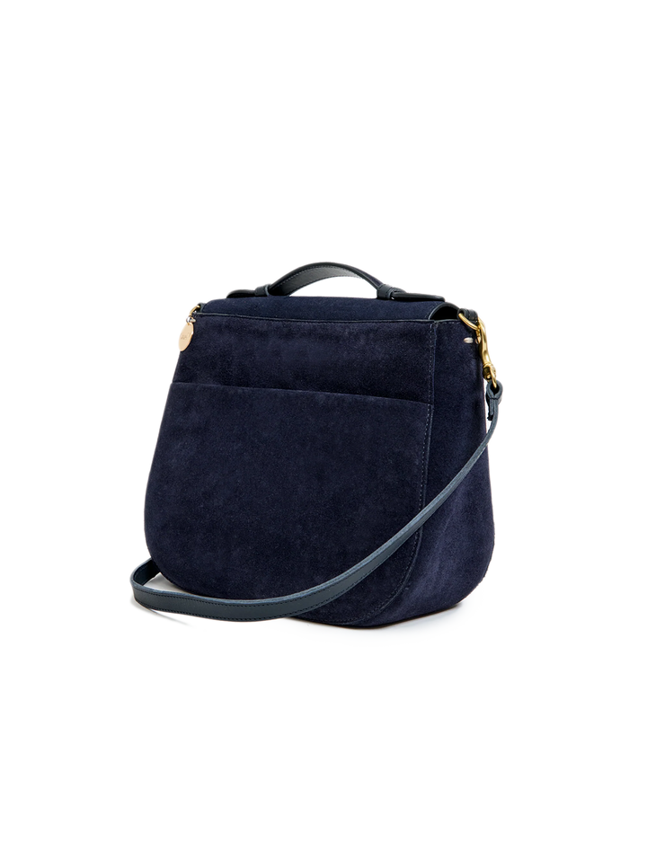 turnlock louis in navy suede (2)