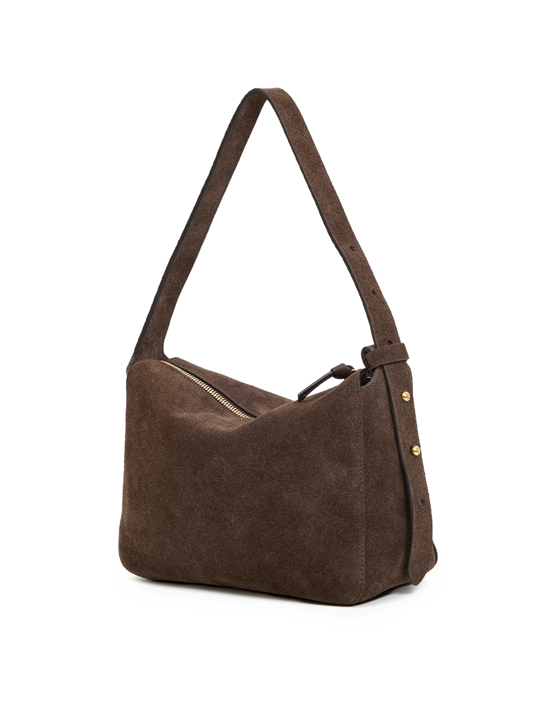 fleurine in chocolate suede