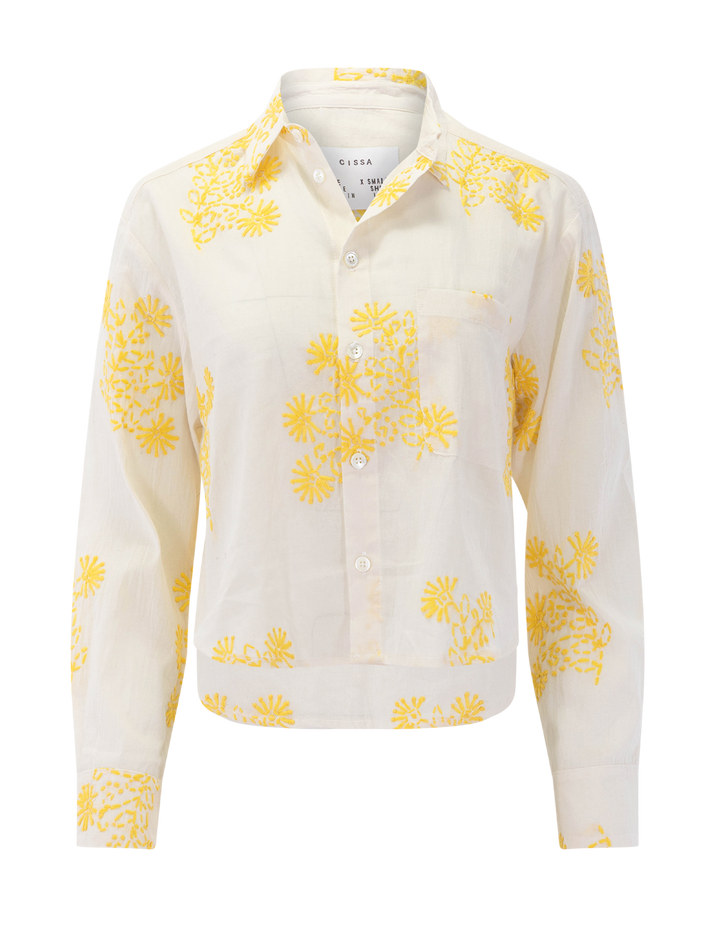 the belle in yellow handstitch