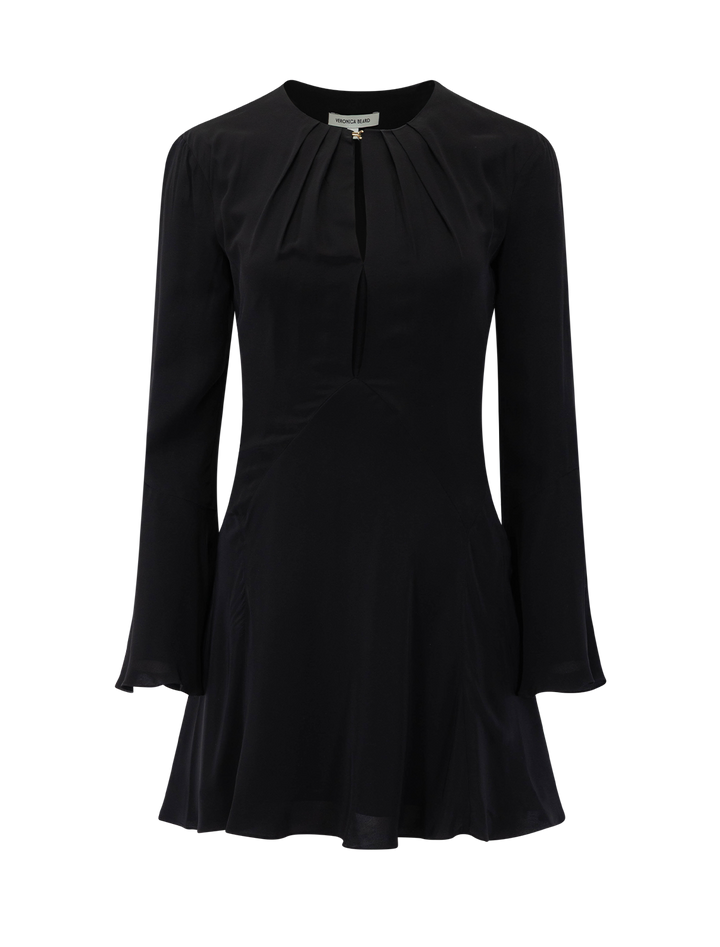 mini ezri dress in black