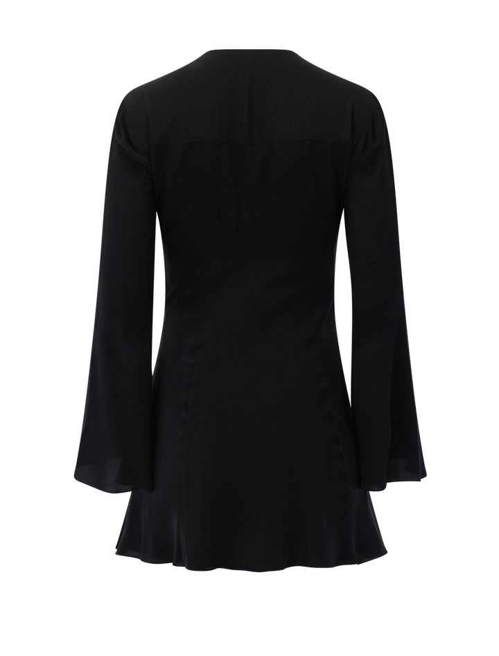 mini ezri dress in black