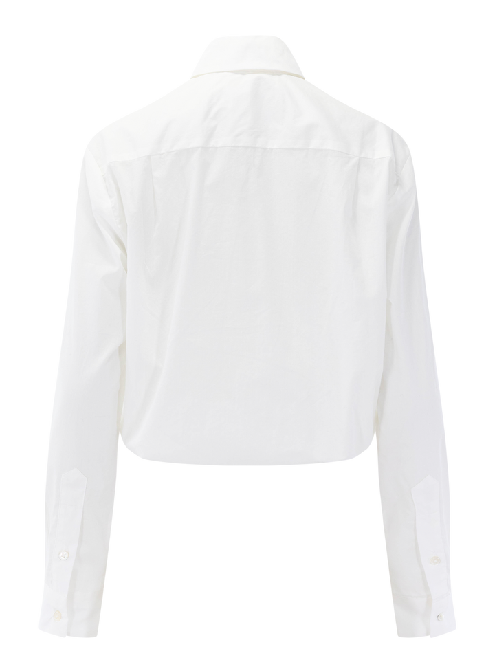 the tunnel top in white tana lawn cotton