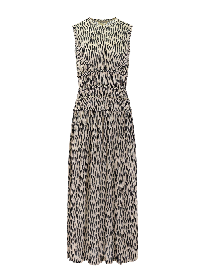 kamaria sleeveless tricot dress in silhouette