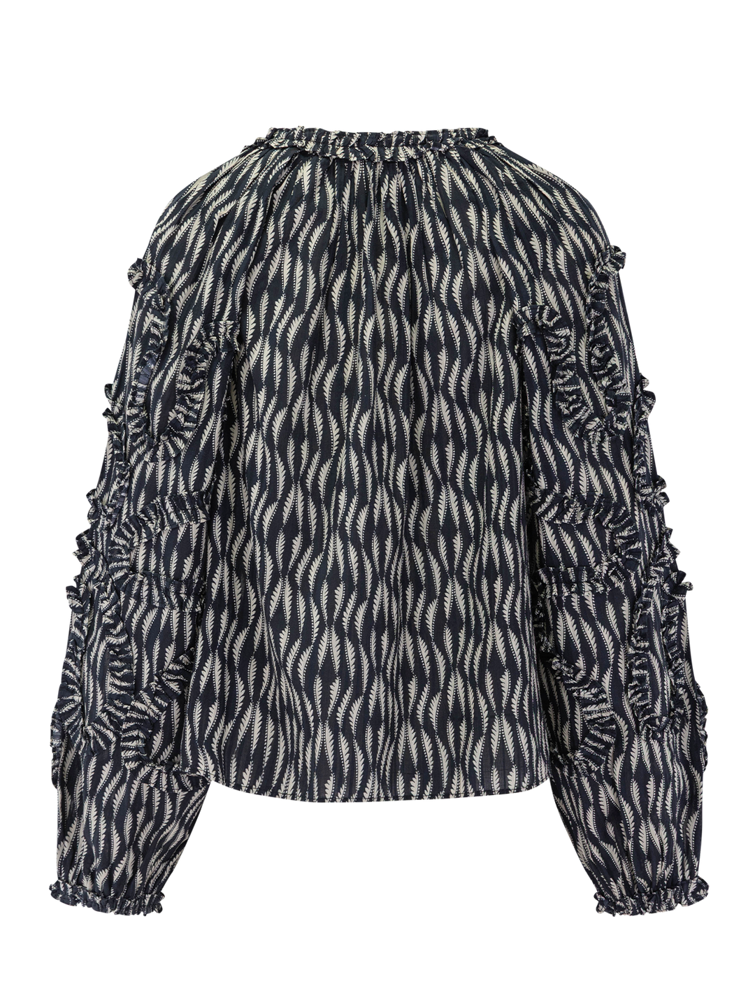 azrou blouse in graphite