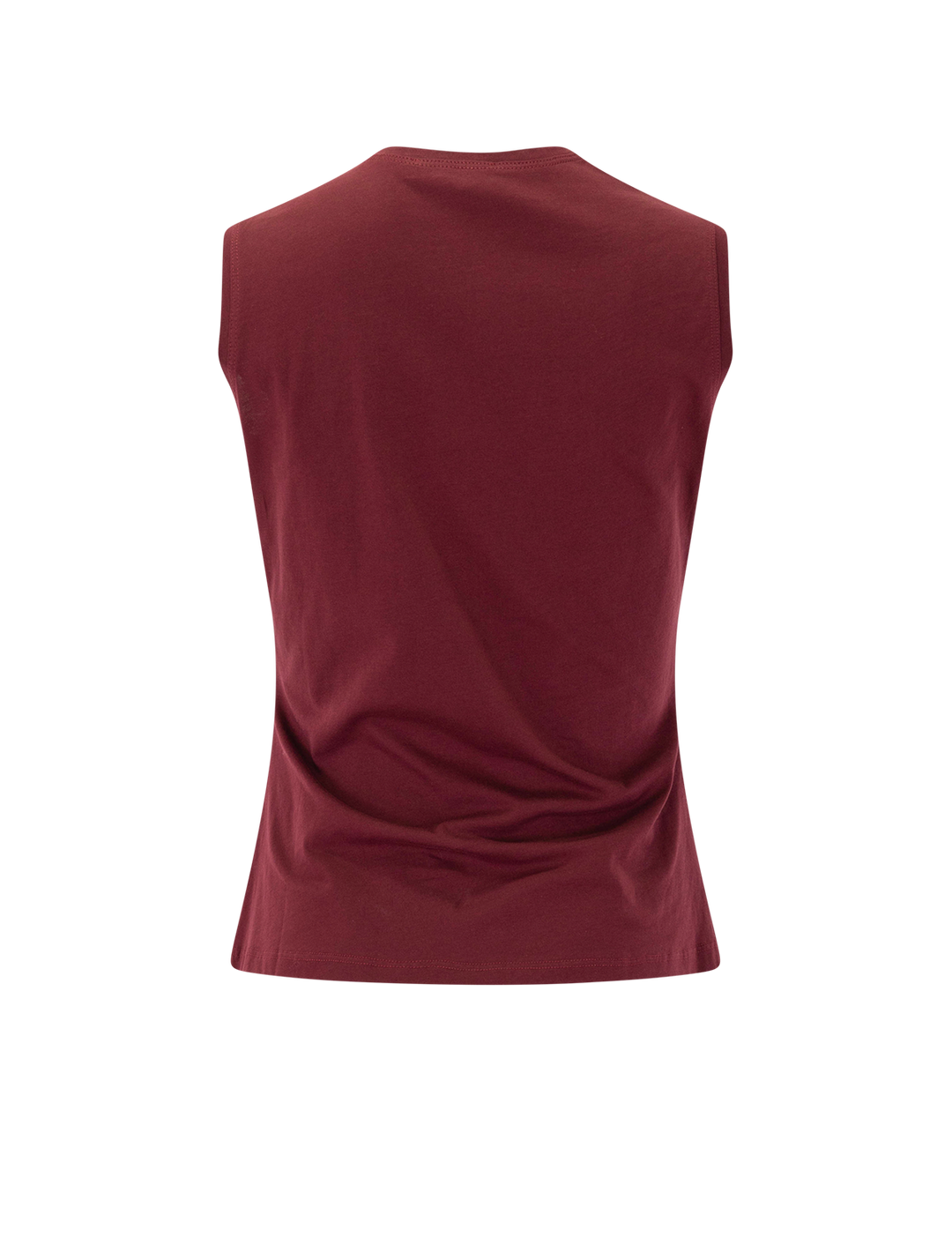 clio sleeveless top in claret