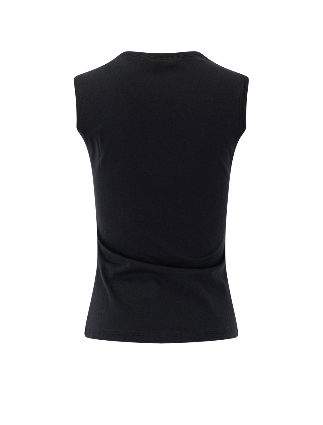 clio sleeveless top in noir