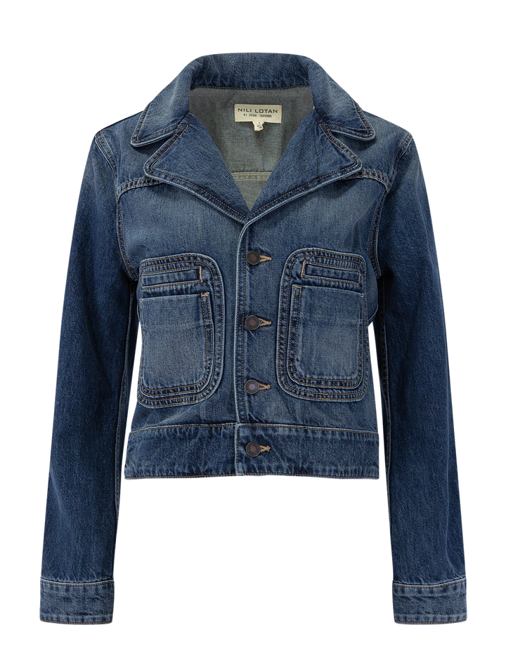 georgy denim jacket in simon wash