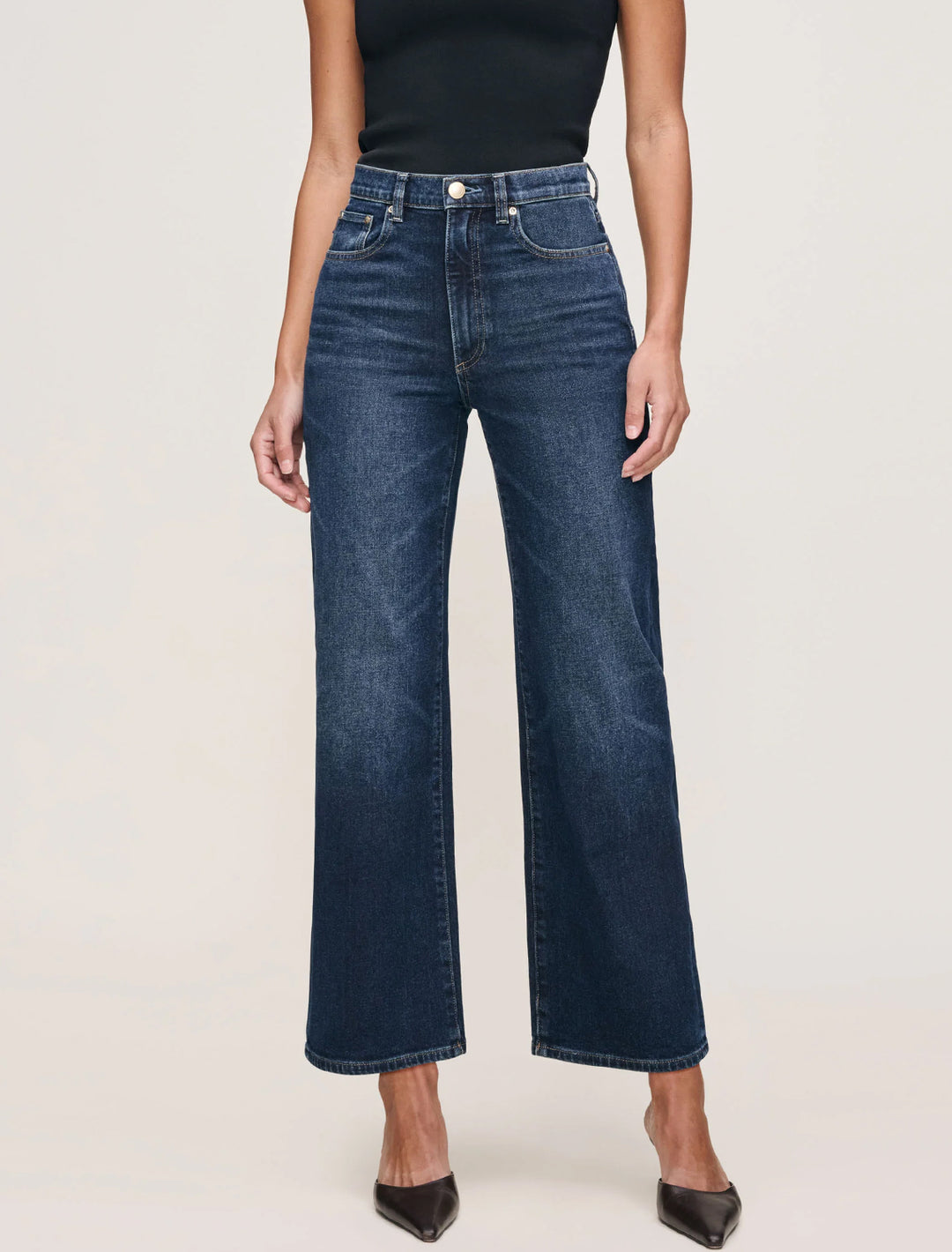 karmine 28" refined wide leg in dark sea