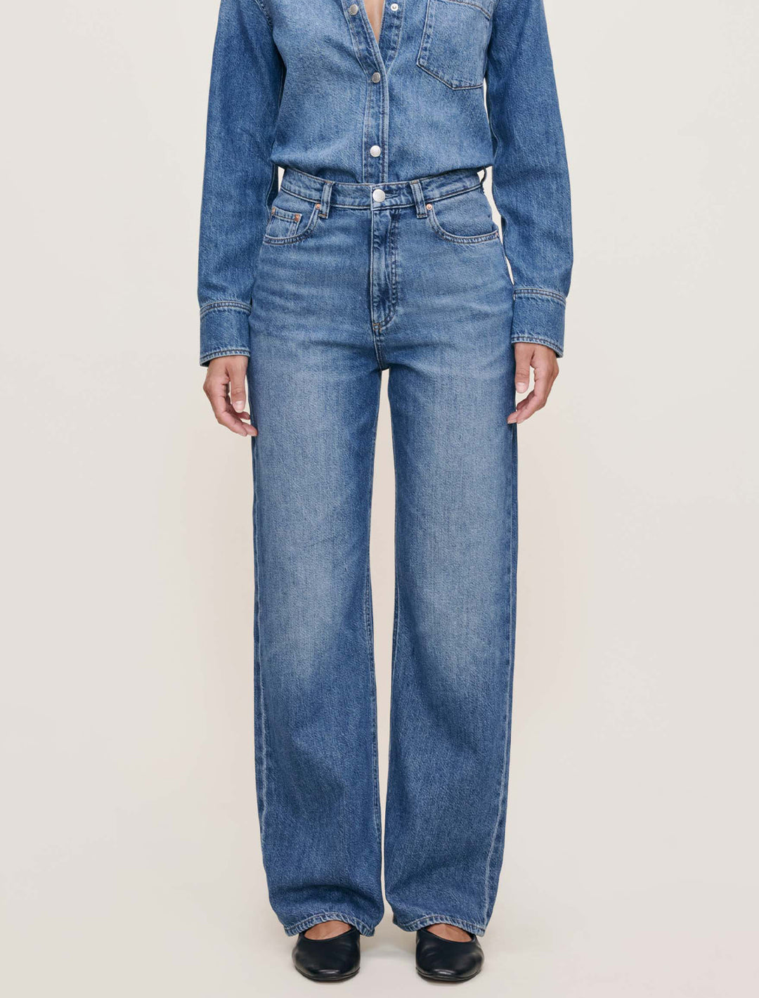 karmine 31" refined wide leg in lapis