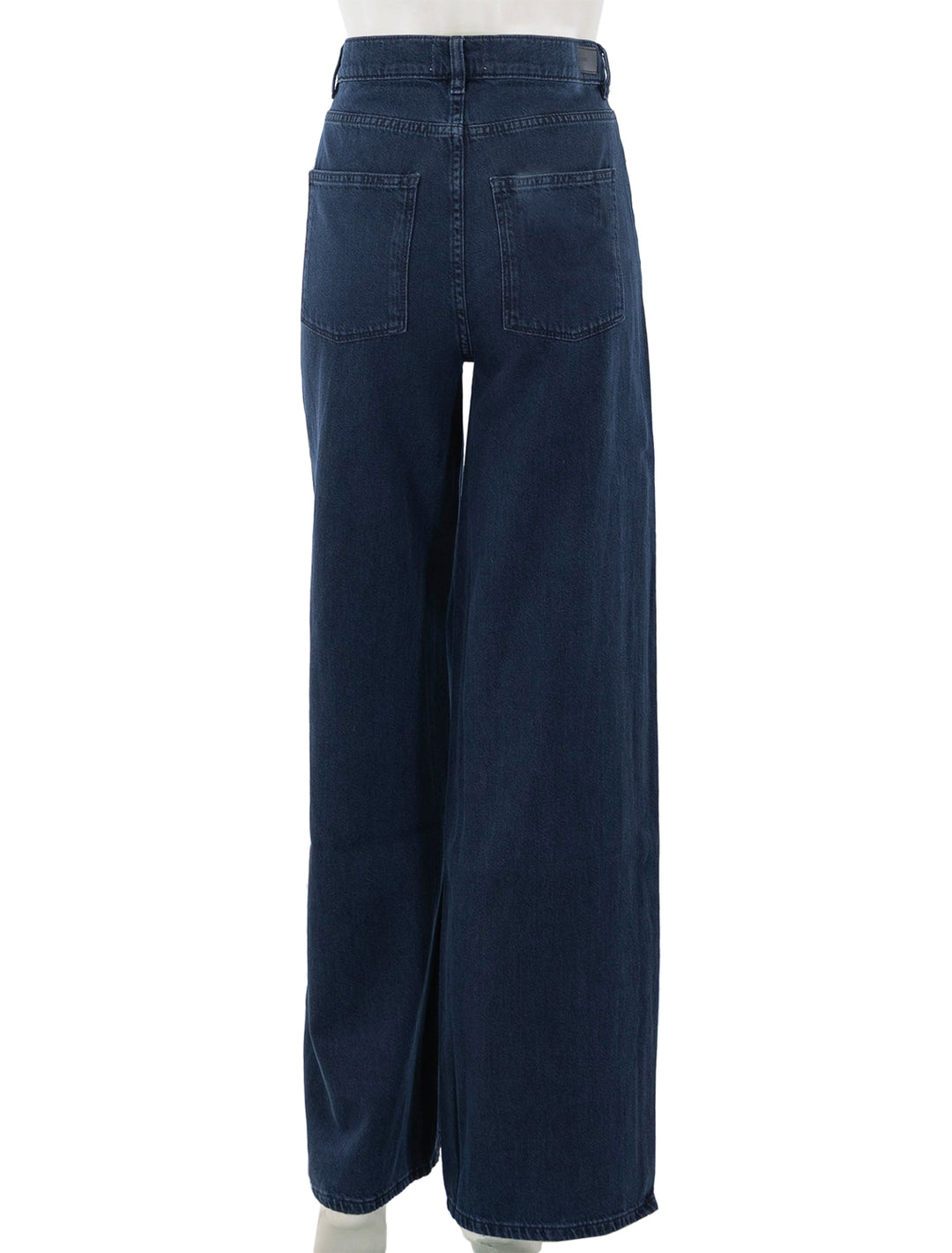 back view of hepburn 32" wide leg in crater lake
