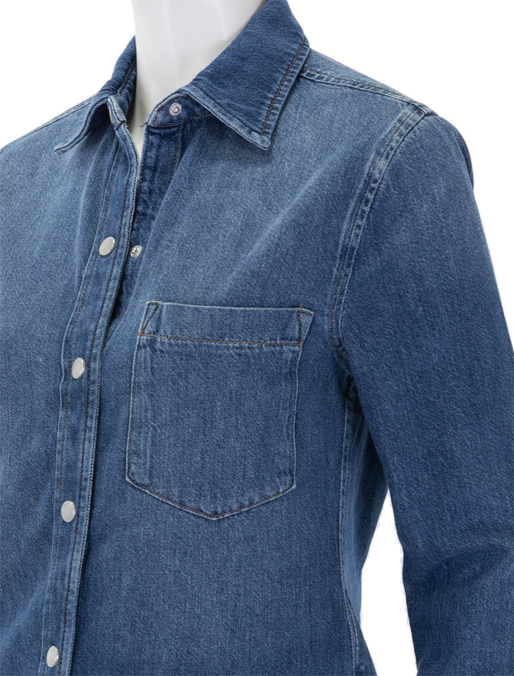 ines shirt in lapis
