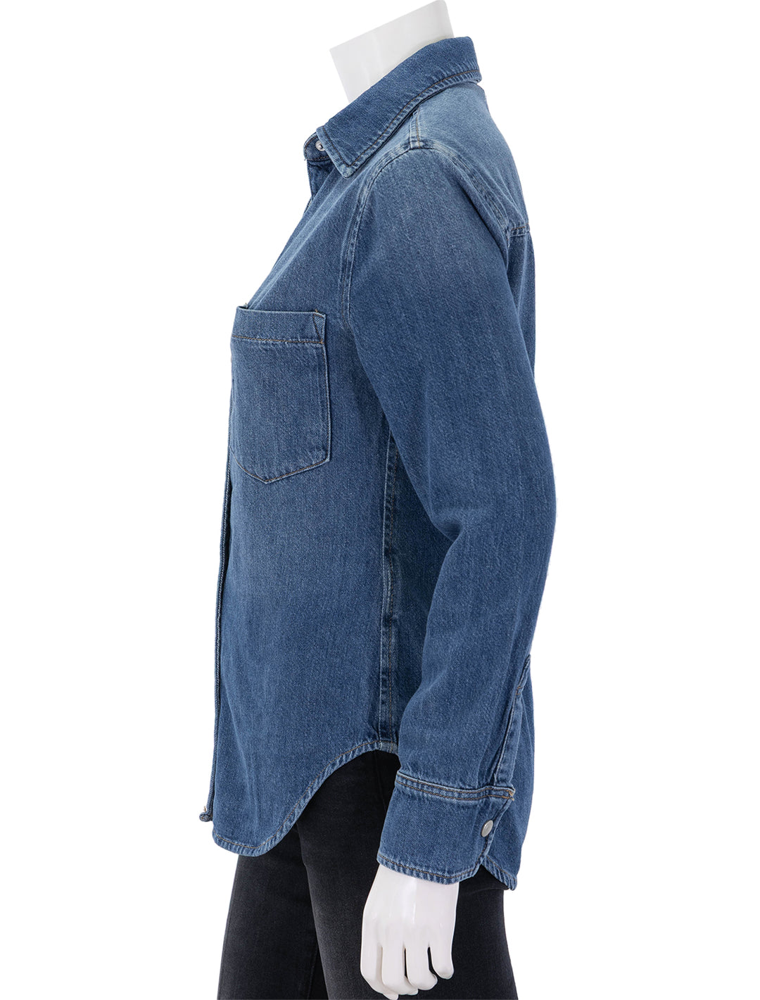 ines shirt in lapis