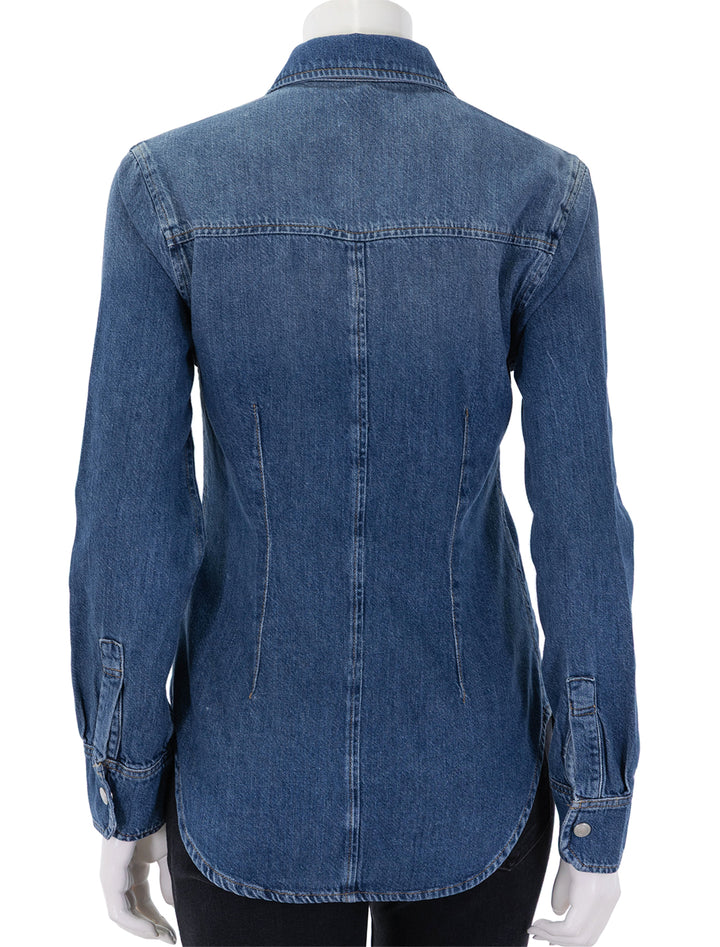 ines shirt in lapis