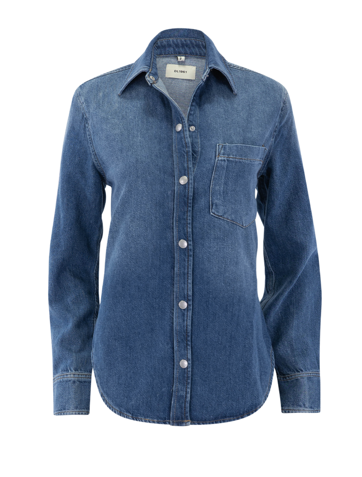 ines shirt in lapis