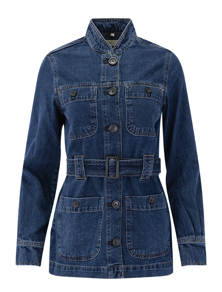 utility jacket in moon lake
