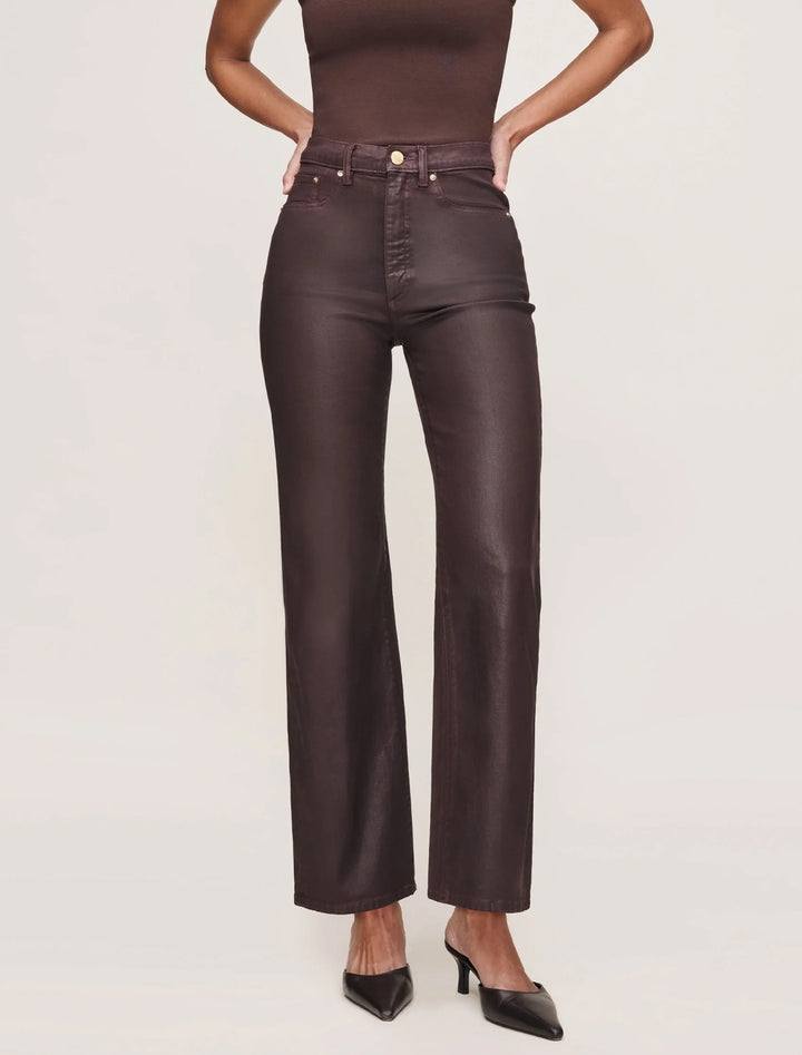 karmine 28" refined wide leg in fig coated