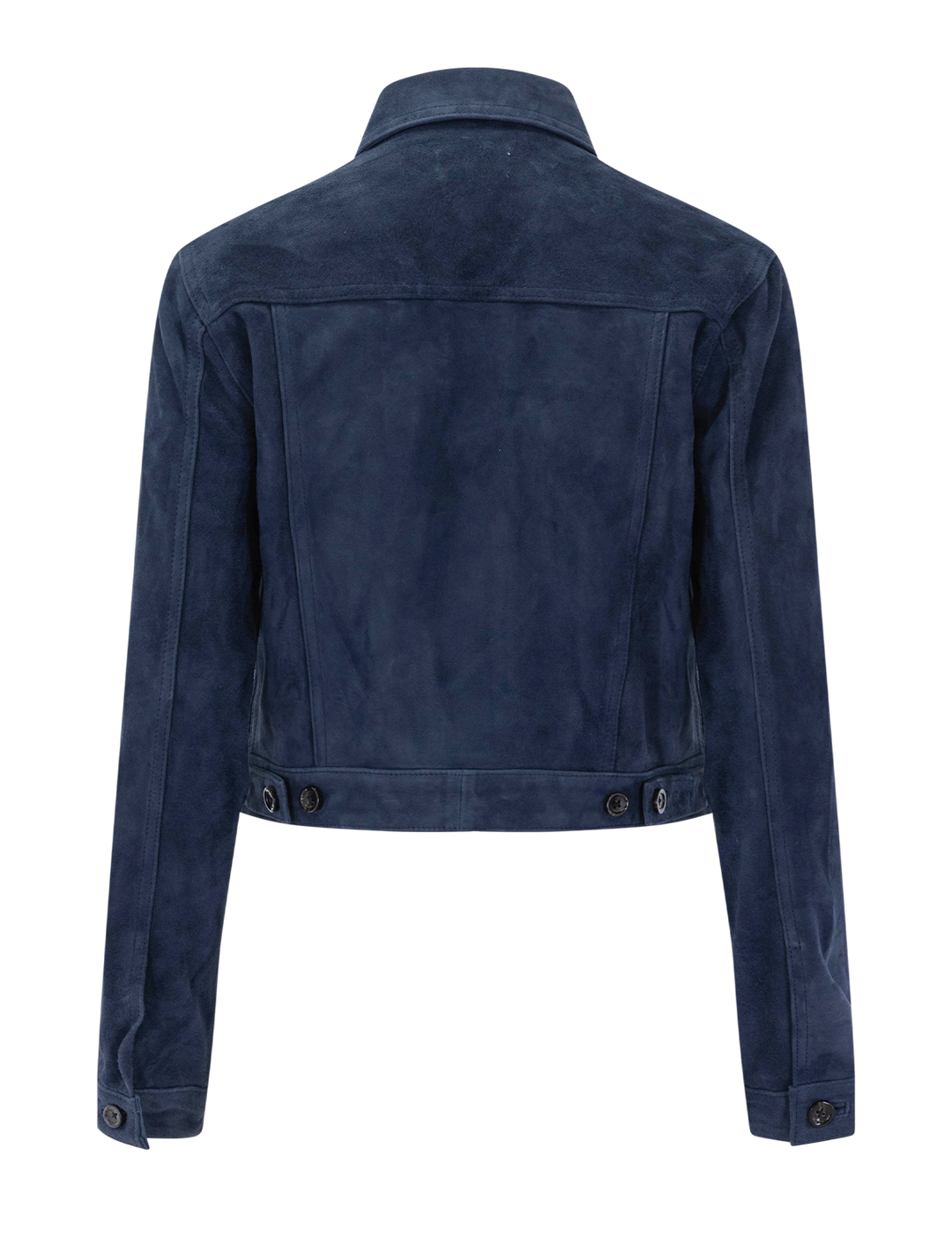 vika jacket in navy suede