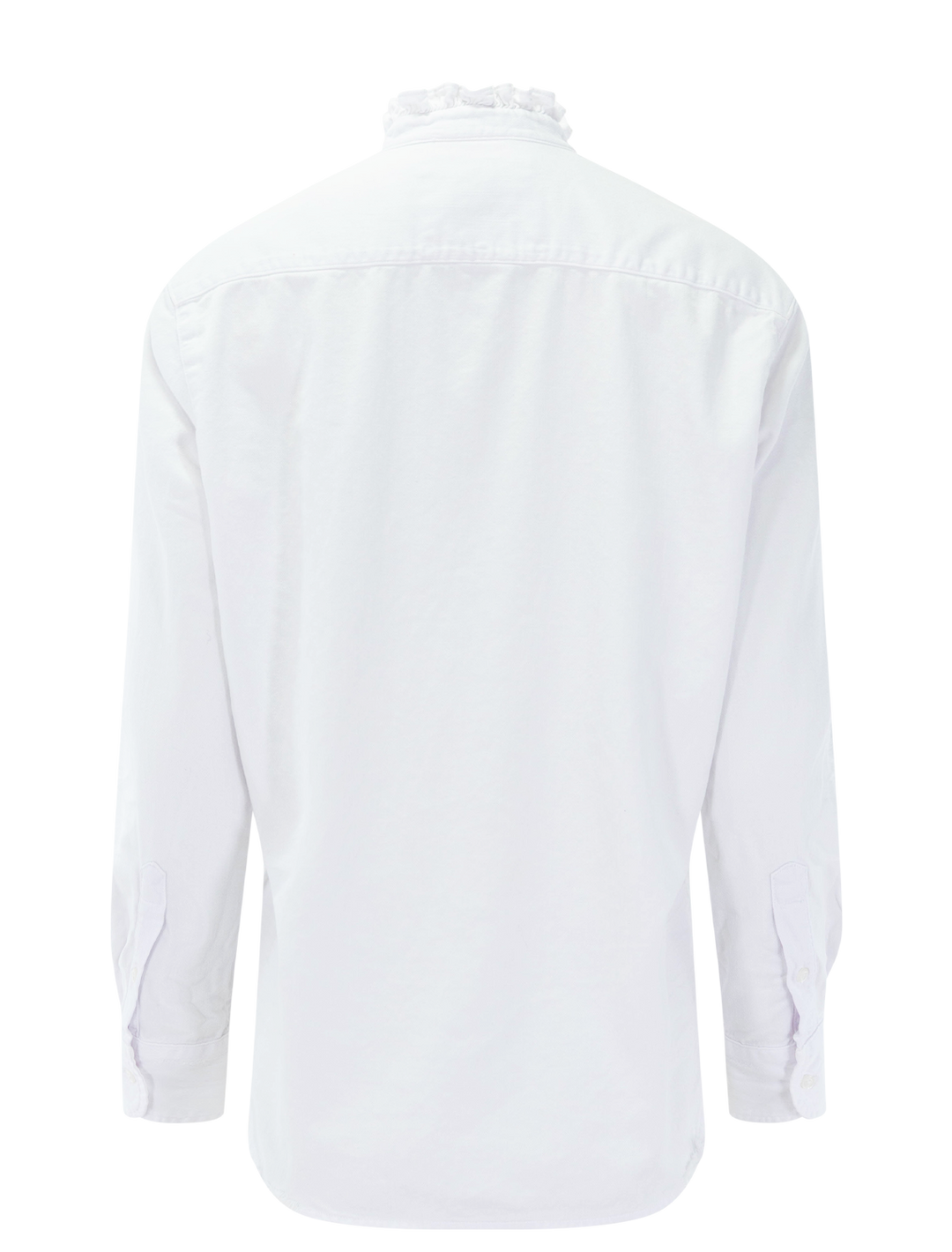 ruffle eileen in white denim