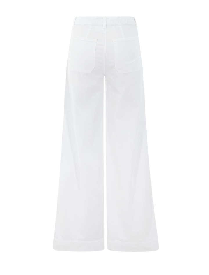 limerick wrap pocket pant in white