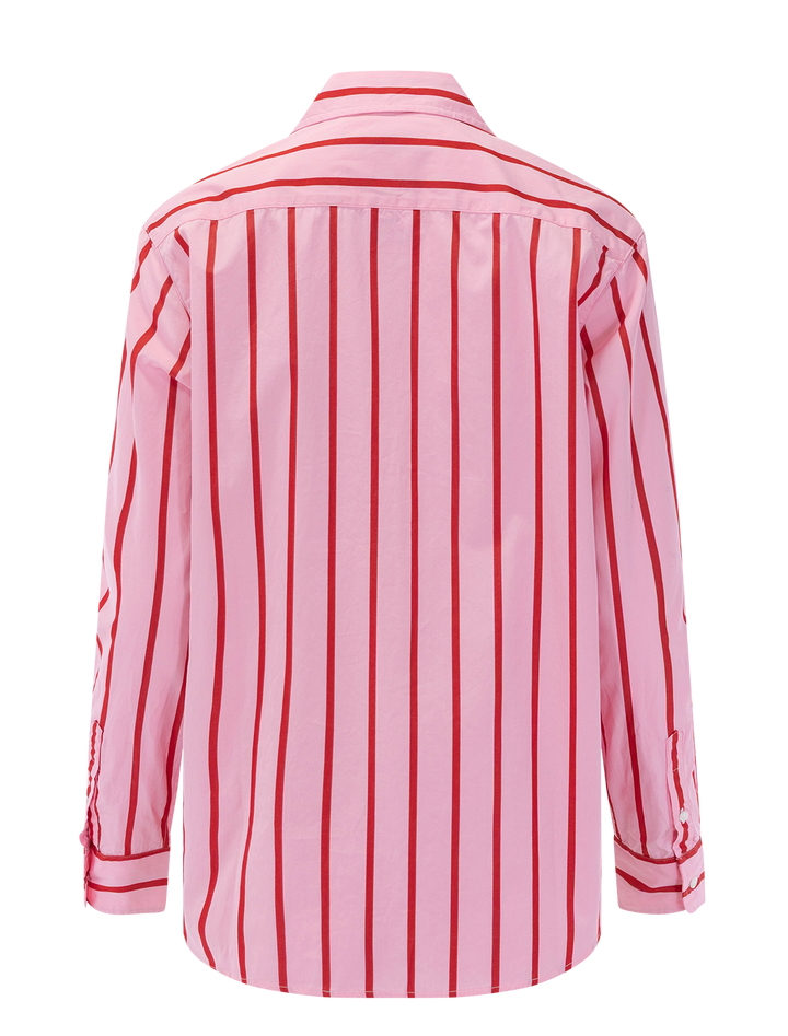 eileen in pink and red stripe
