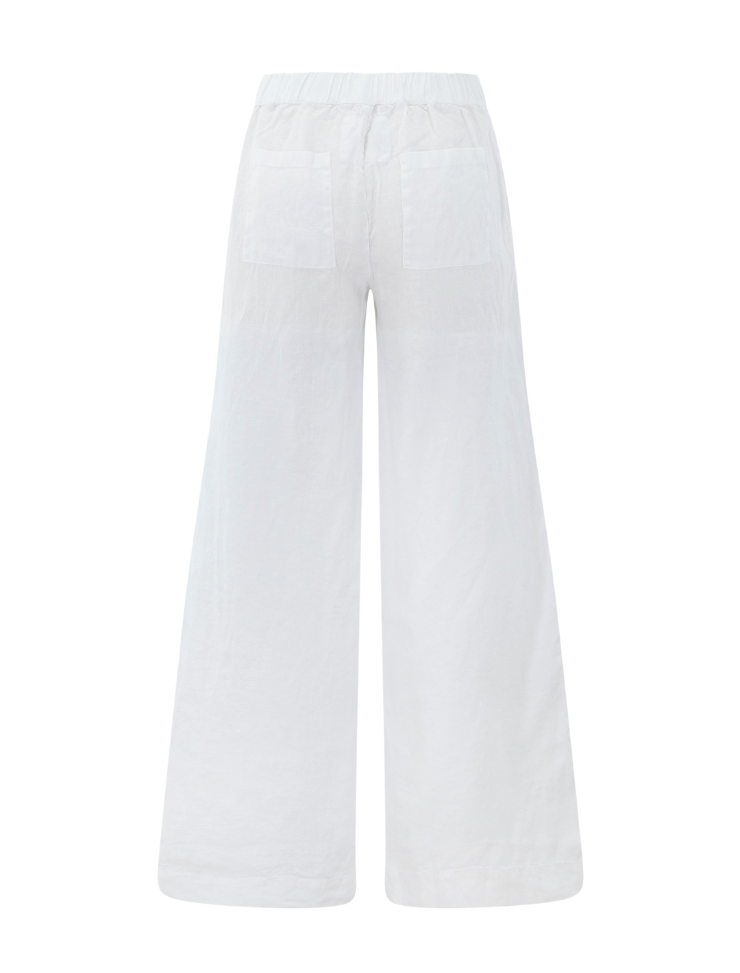 madeline linen pant in white