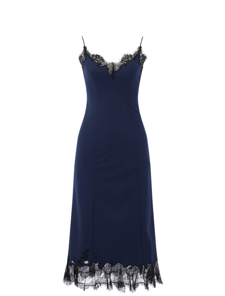 nadia dress in navy