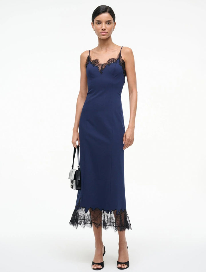 nadia dress in navy