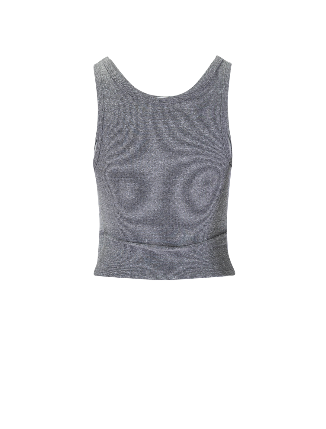 blondie tank in dark heather grey
