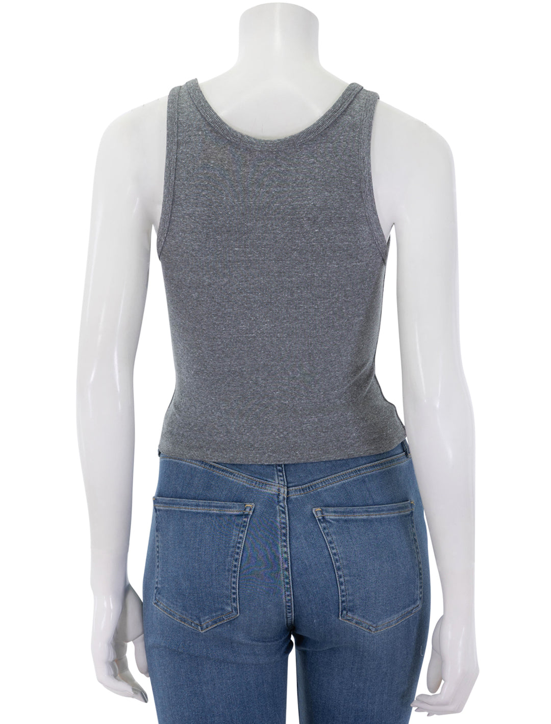 blondie tank in dark heather grey