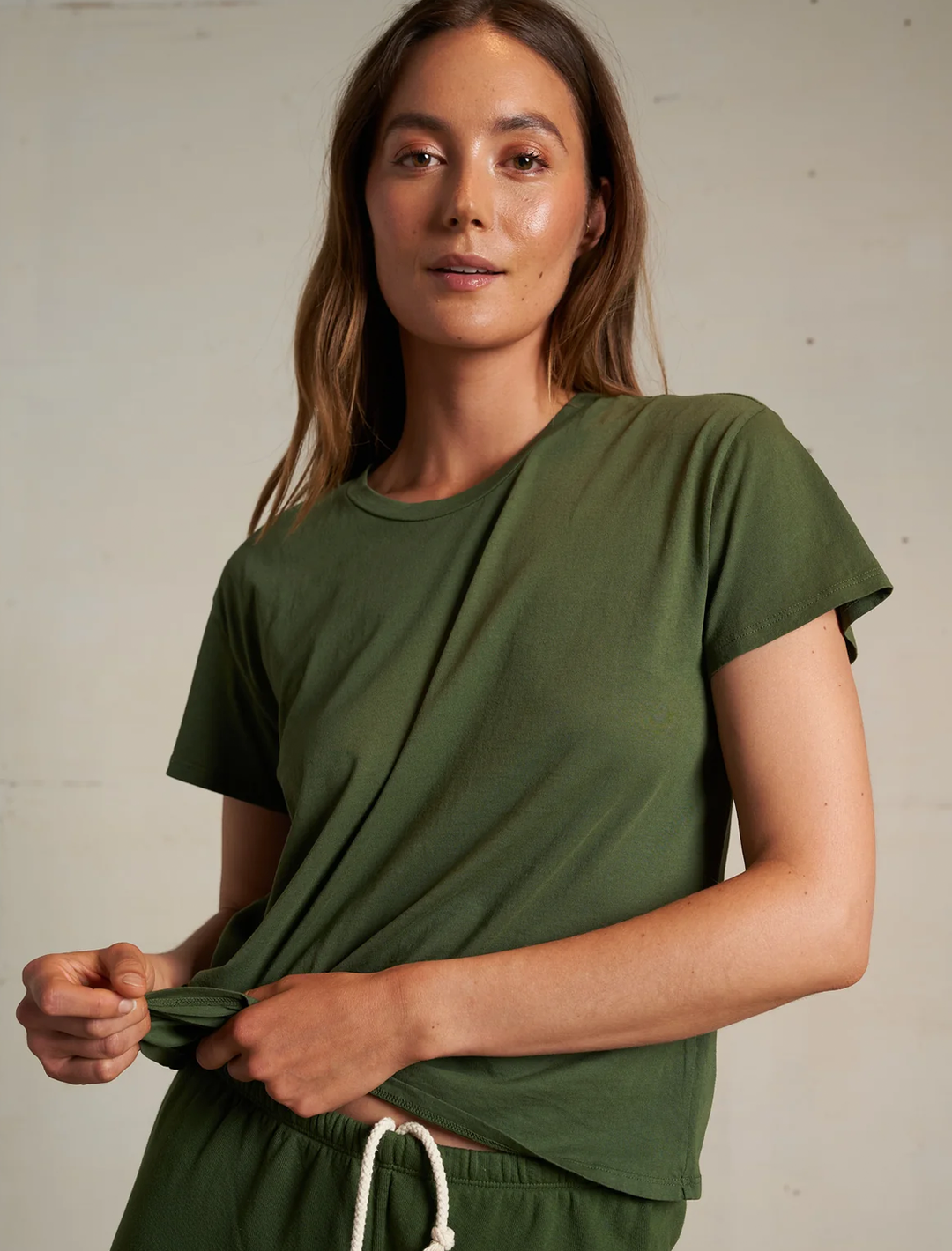 harley tee in fern green