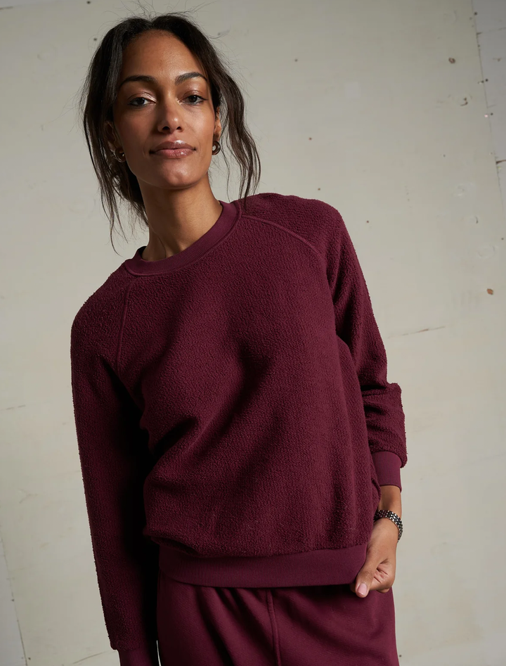 ziggy in dark burgundy