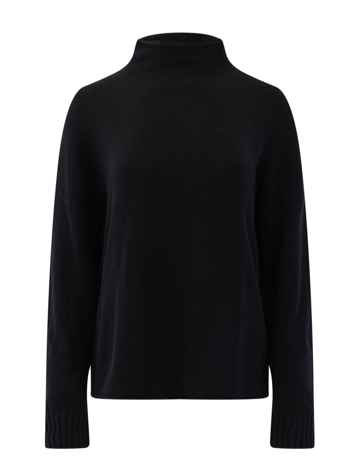 nova cashmere sweater in black