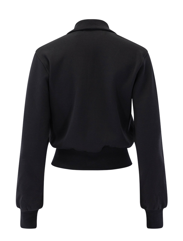 milana travel track jacket in black