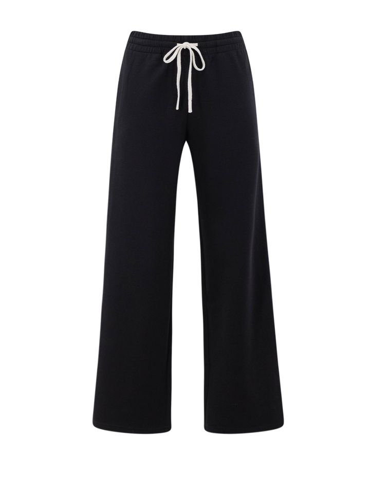 claud travel track pant in black