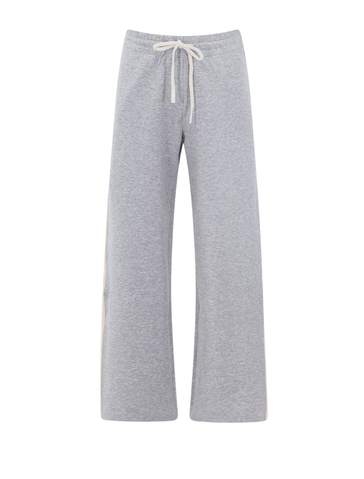 claud travel track pant in heather grey