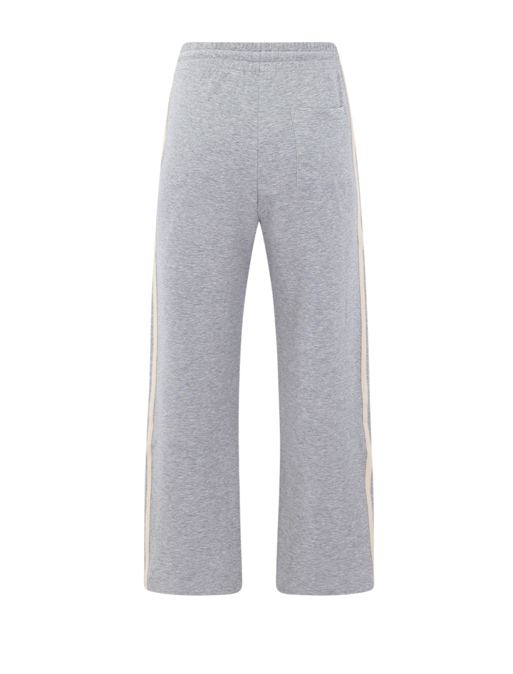 claud travel track pant in heather grey