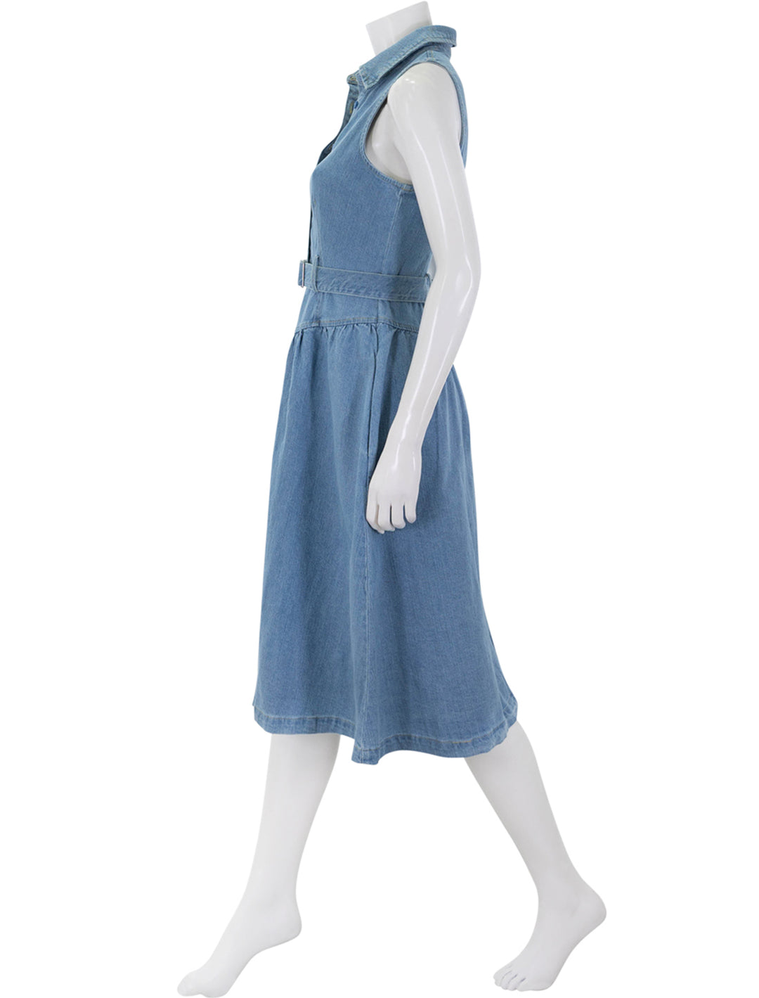 mary dress in denim