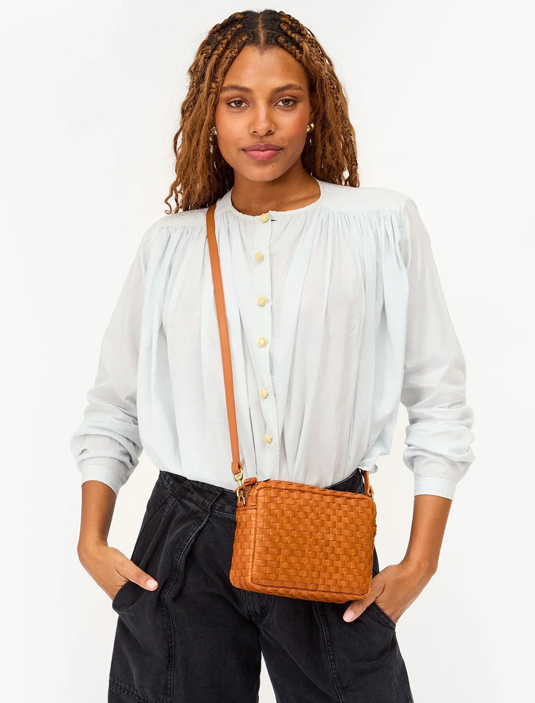 midi sac in natural woven