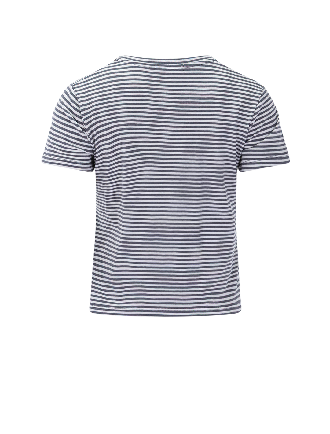 louisa short sleeve tee in ink and white stripe