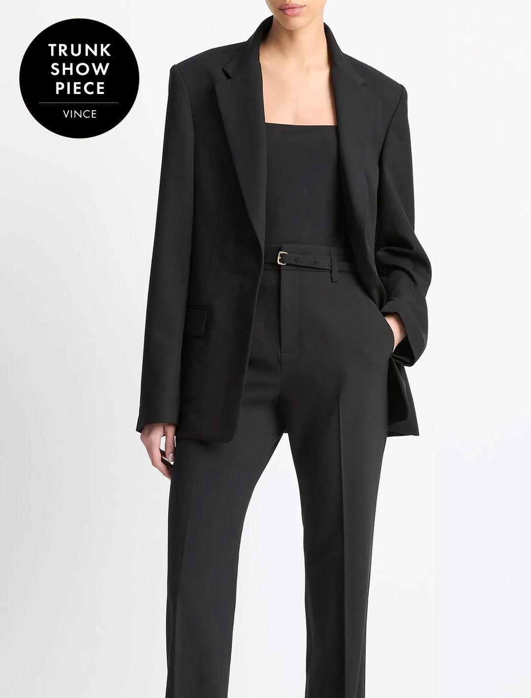 oversized blazer in black