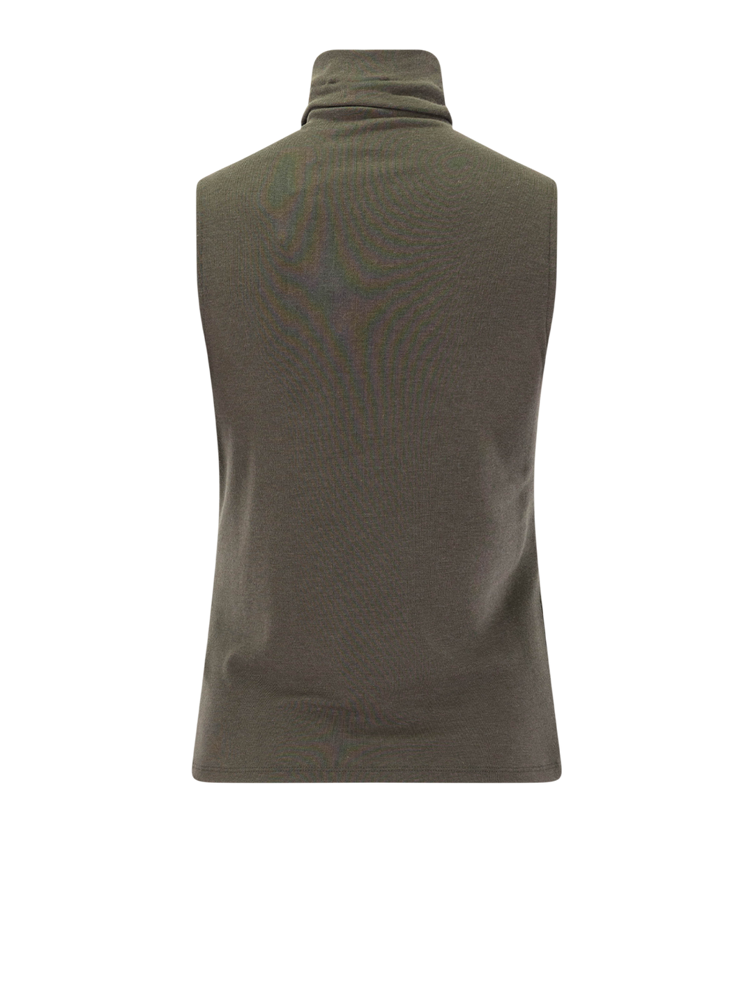 sleeveless turtleneck in cypress