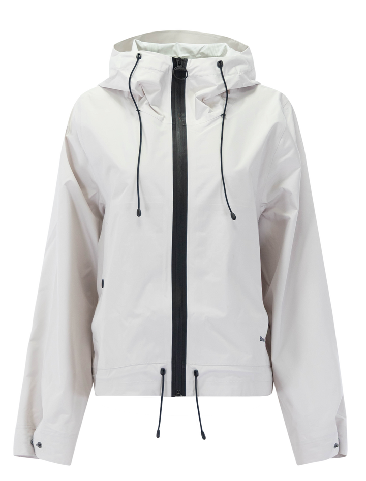 thorpe waterproof jacket in lilac ash and fondant