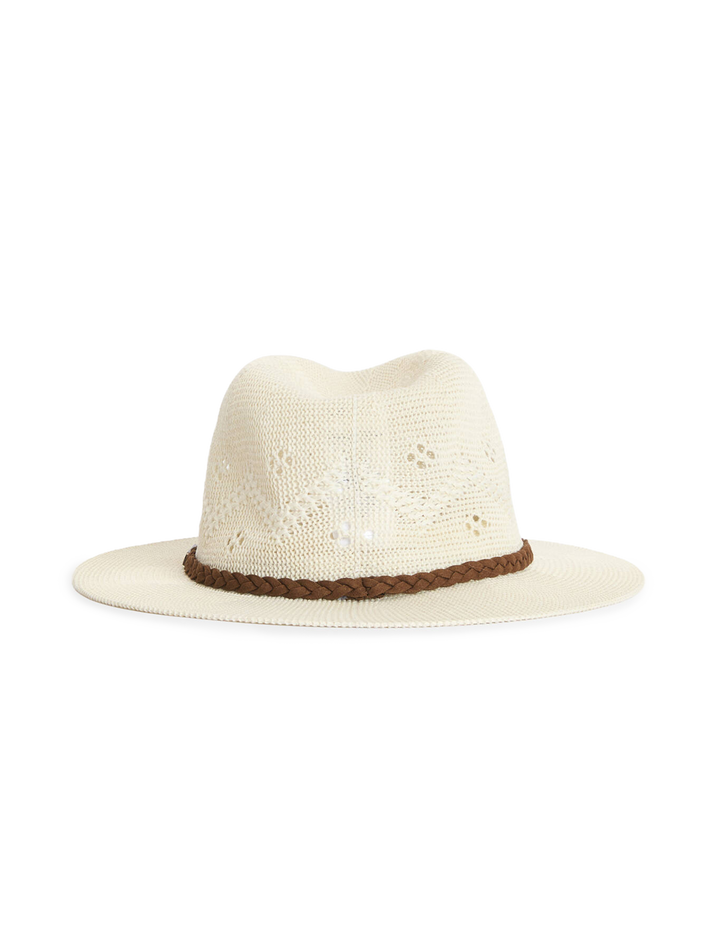 flowerdale trilby summer hat in cream