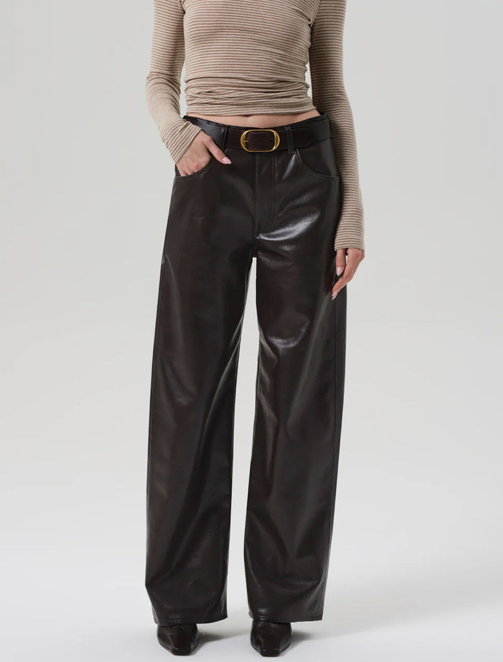 ayla in chocolate leather