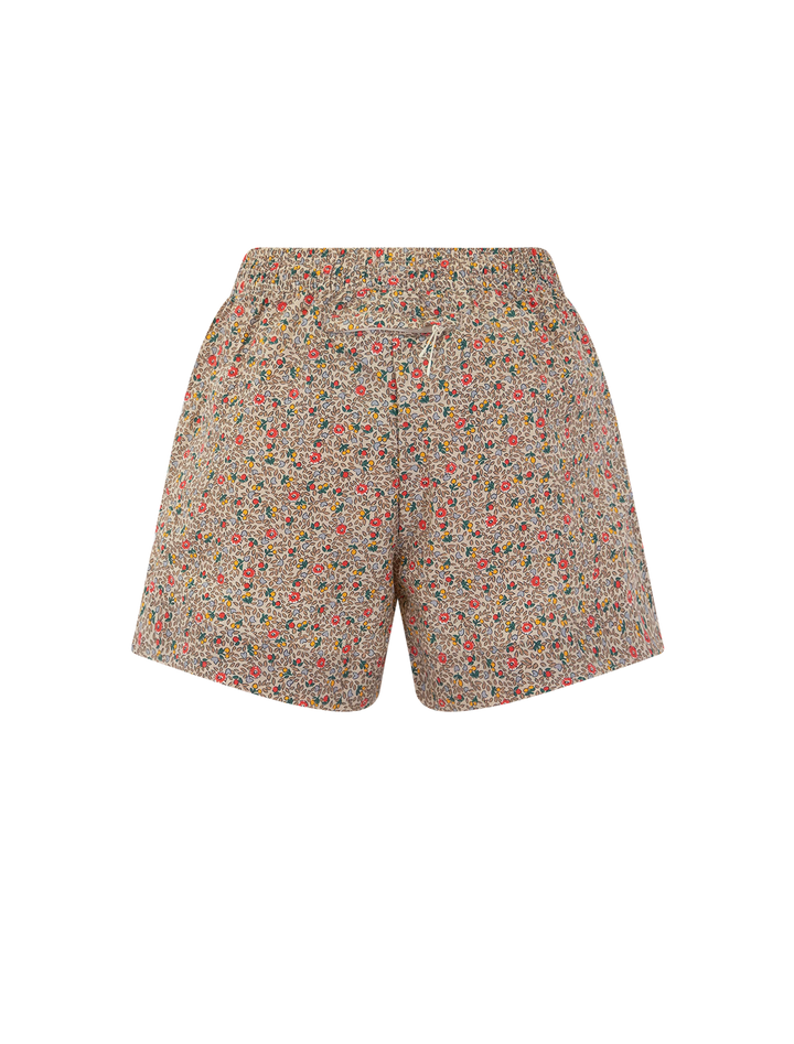 The Great Outdoors the rover short in sprouting floral - back view.