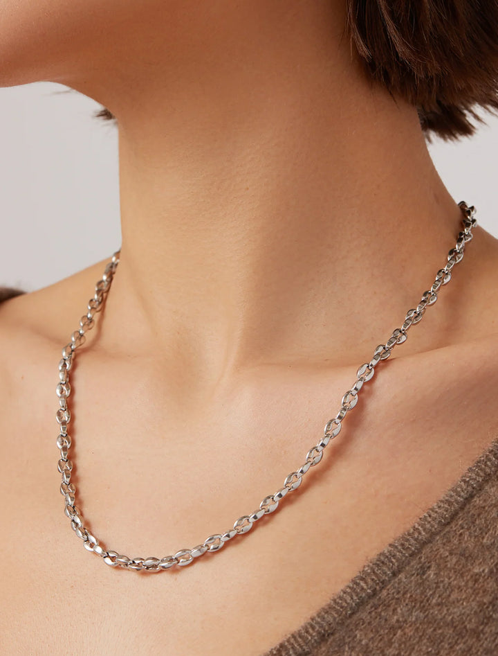 dhani chain in silver